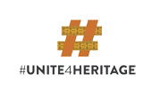 Drappo nero sui monumenti dei Siti UNESCO italiani in segno di lutto per la distruzione del patrimonio culturale e storico in Medio Oriente.